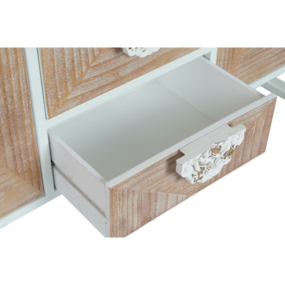 Skänk DKD Home Decor Gran Metall Vit 120 x 35 x 80 cm - 5