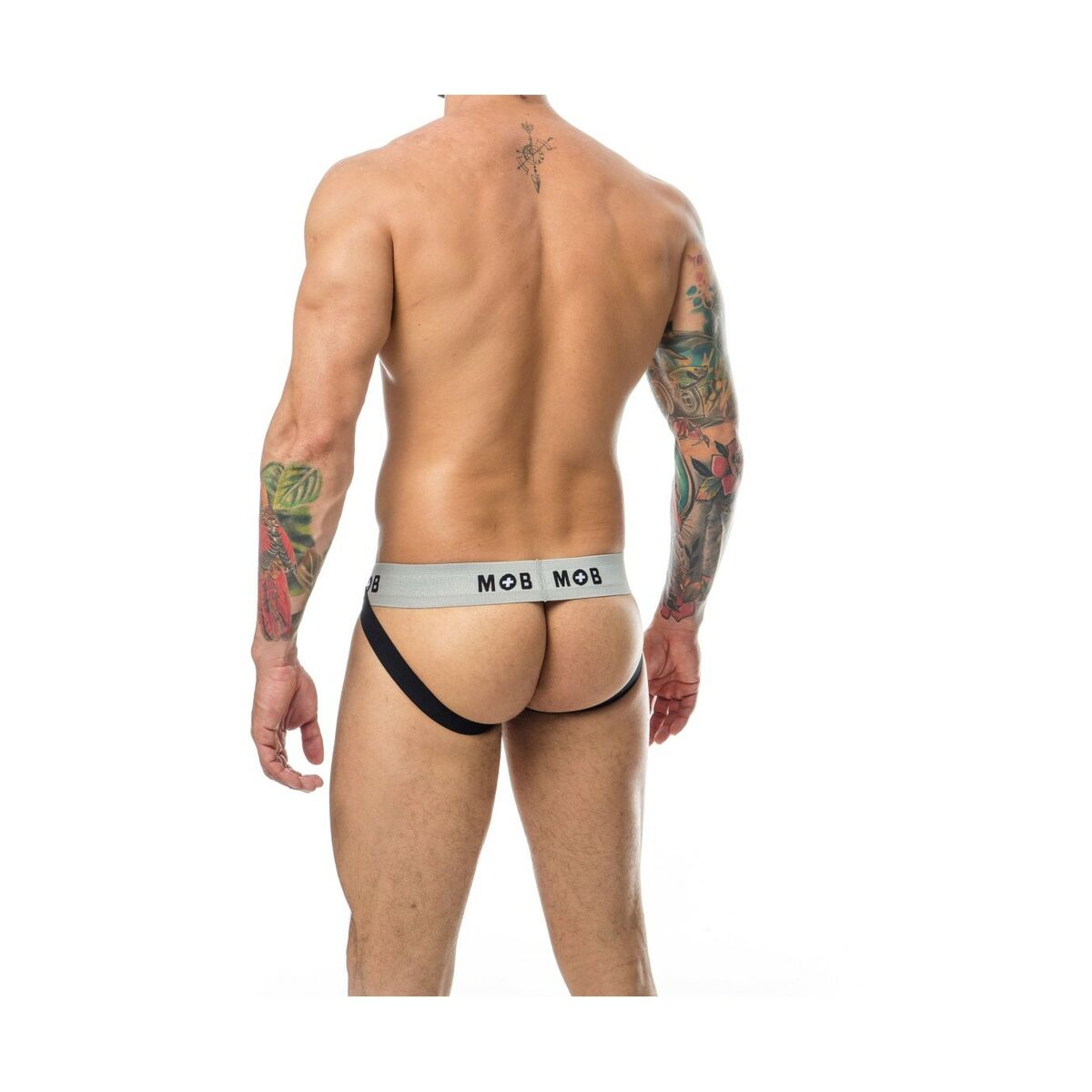 Stringtrosa Mob Eroticwear Vit Svart S - 2