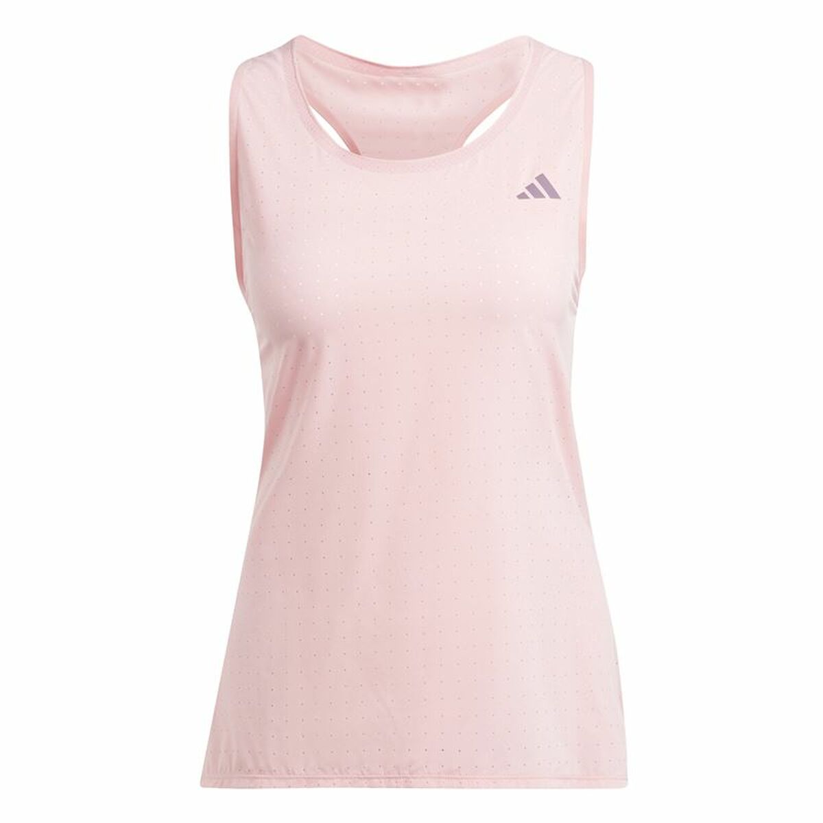 T-shirt med kortärm Herr Adidas Adizero Rosa