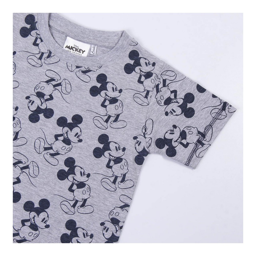 Barn T-shirt med kortärm Mickey Mouse Grå - 2