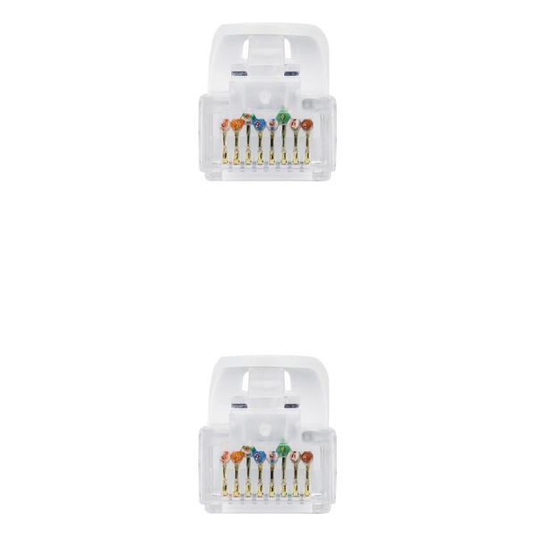 Nätkabel UTP Styv Kategori 6 NANOCABLE 10.20.1803-W LSZH (3 m) Vit - 2