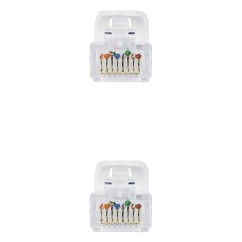Nätkabel UTP Styv Kategori 6 NANOCABLE 10.20.1803-W LSZH (3 m) Vit