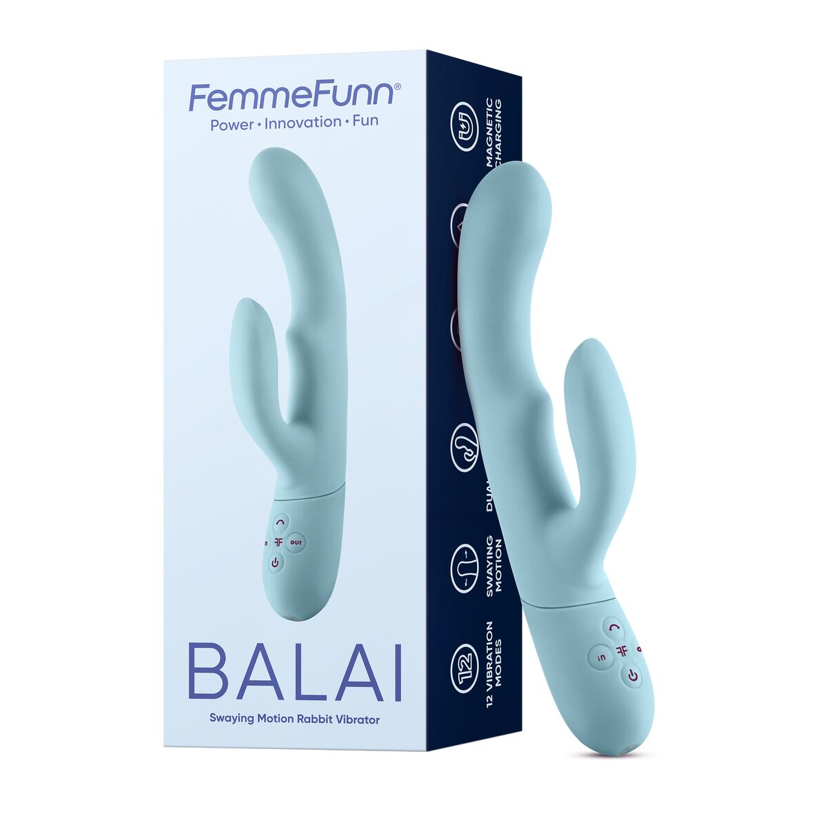 G-spotvibrator FemmeFunn Balai Blå - 5
