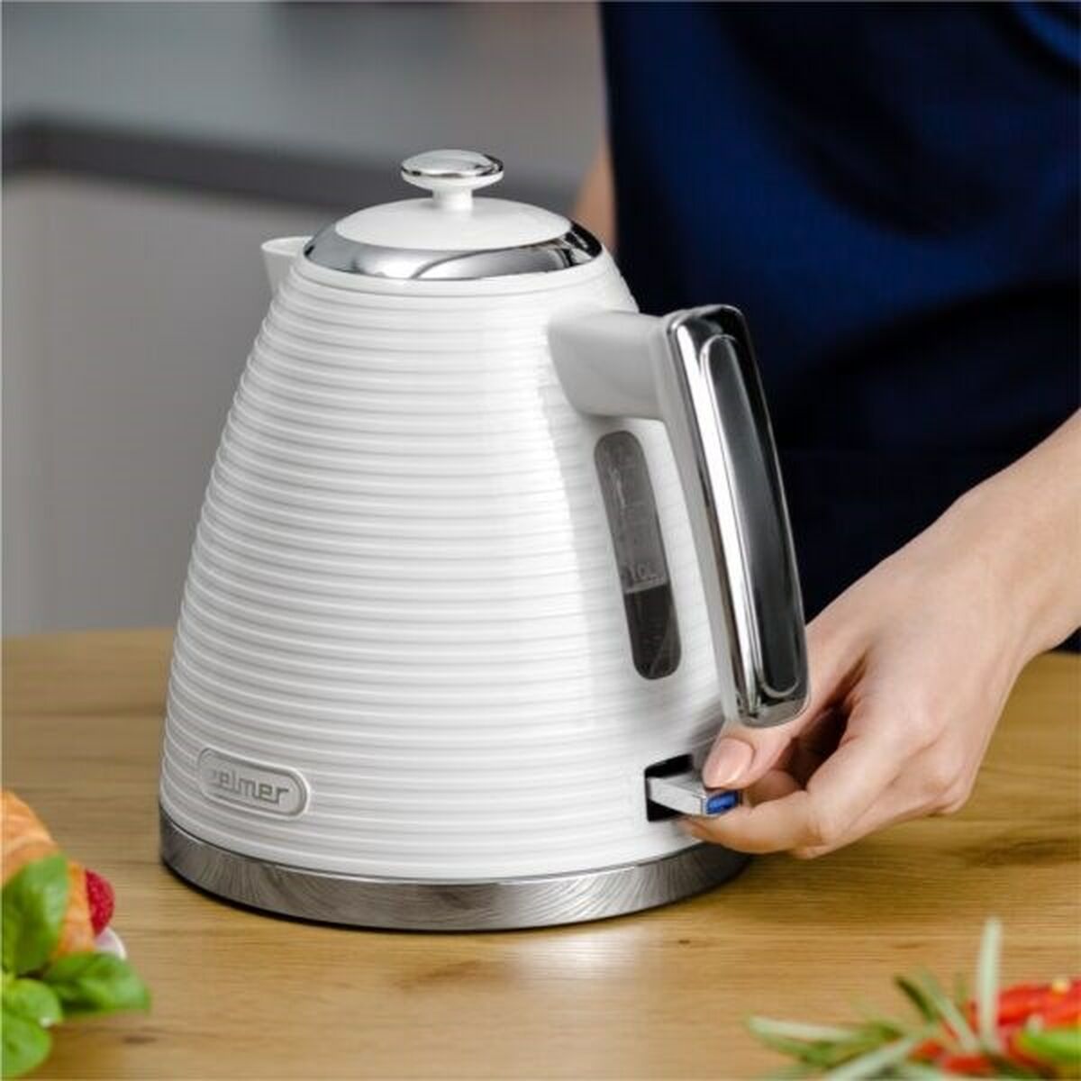 Vattenkokare Zelmer ZCK7650 Vit Silvrig Rostfritt stål Plast 2200 W 1,7 L - 7
