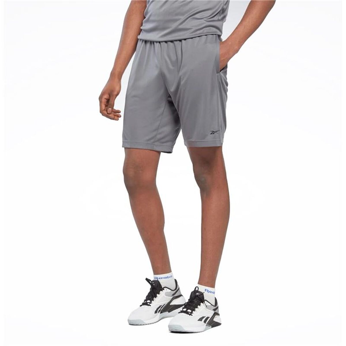 Träningsshorts Reebok Comm Grå - 3