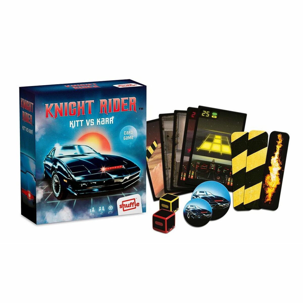 Kortspel Fournier Shuffle Knight Rider Retro Game - 2