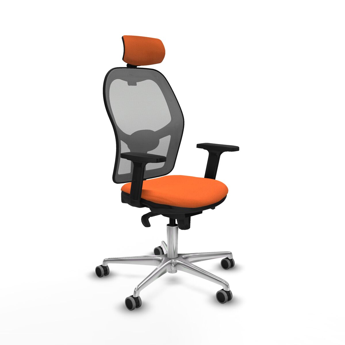 Kontorsstol med nackstöd Jorquera Piqueras y Crespo 2D086G2 Orange