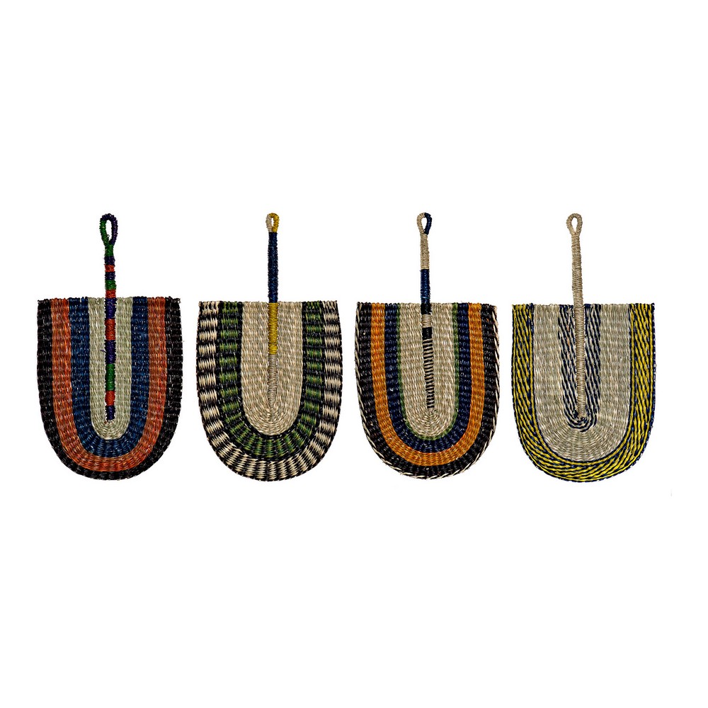 Väggdekoration DKD Home Decor Multicolour Orientalisk 46 x 1 x 26 cm (4 Delar) - 2