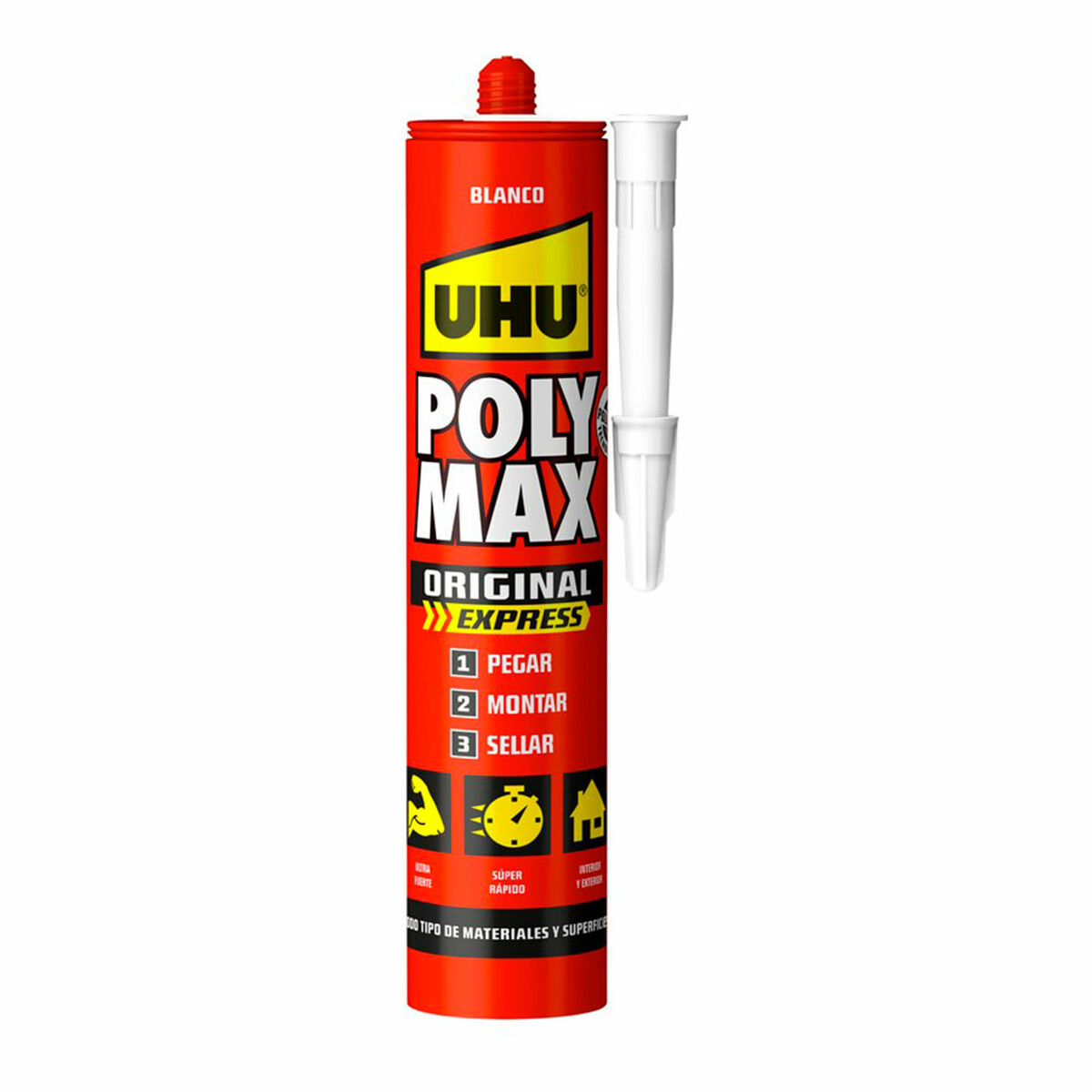 Förseglare/självhäftning UHU 6310630 Poly Max Express Vit 425 g - 2