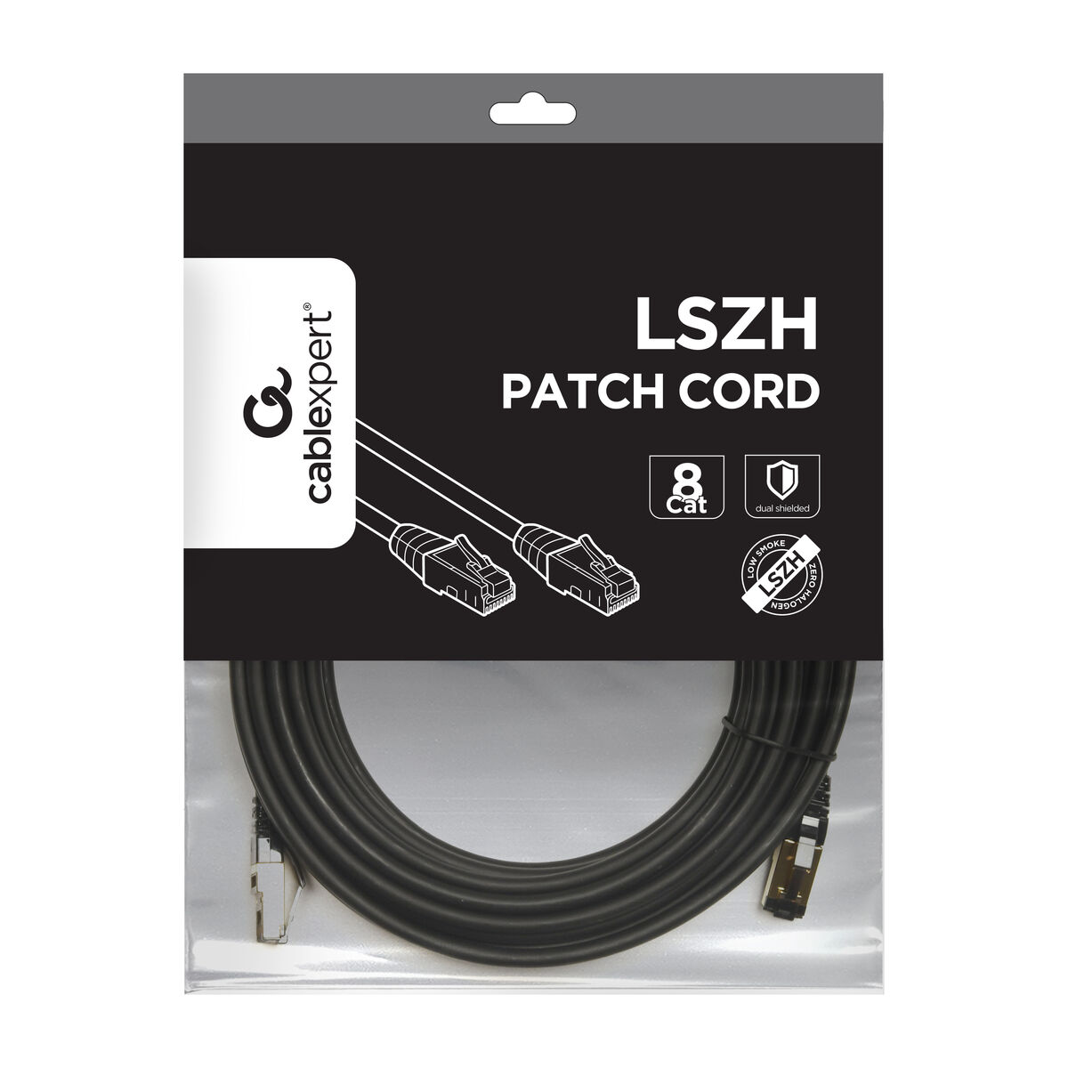 Nätkabel FTP Styv Kategori 6 GEMBIRD PP8-LSZHCU-BK-5M Svart 5 m - 2