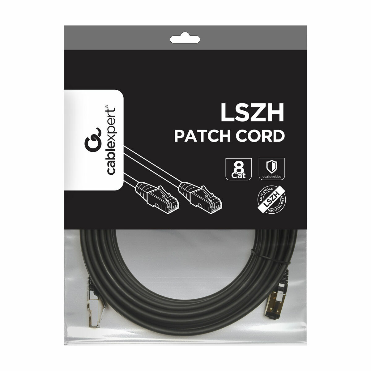 Nätkabel FTP Styv Kategori 6 GEMBIRD PP8-LSZHCU-BK-5M Svart 5 m - 4