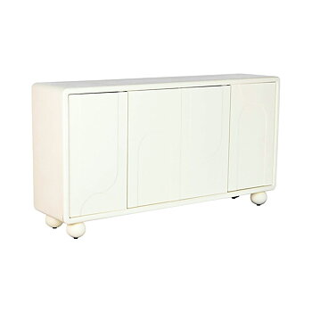 Skänk DKD Home Decor Vit Trä MDF 160 x 37 x 85 cm