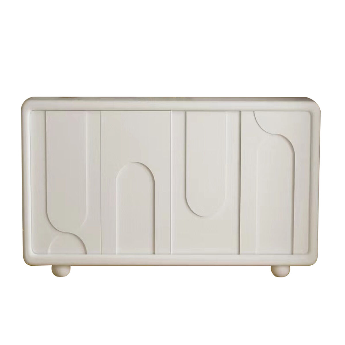 Skänk DKD Home Decor Vit Trä MDF 160 x 37 x 85 cm - 6