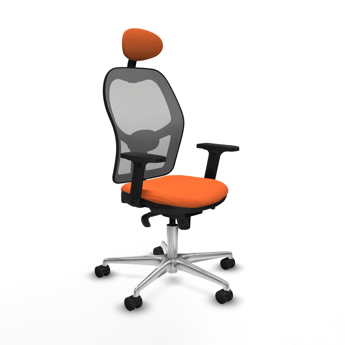 Kontorsstol med nackstöd Jorquera Piqueras y Crespo 2D086N1 Orange
