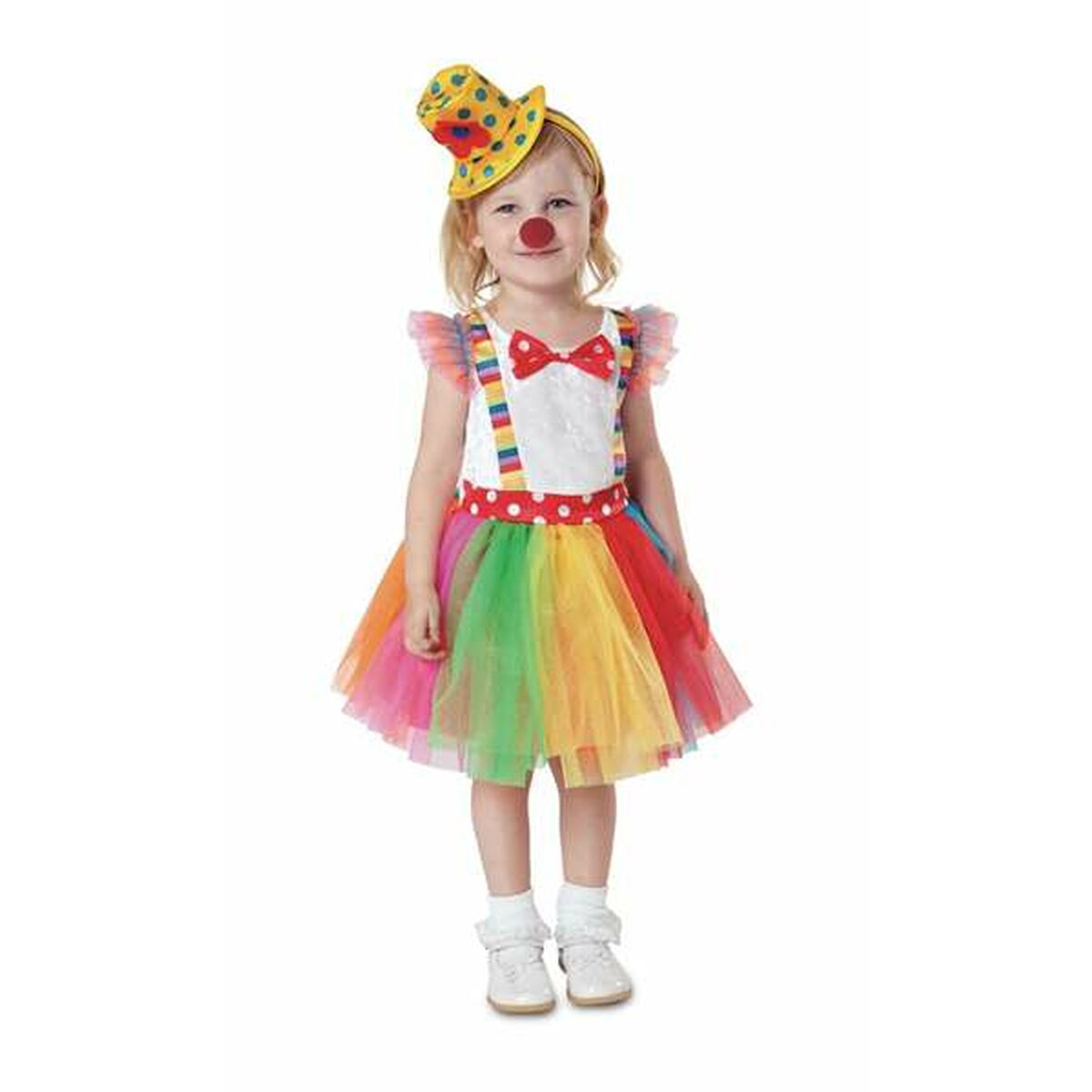 Maskeraddräkt för barn Clown Tyllkjol
