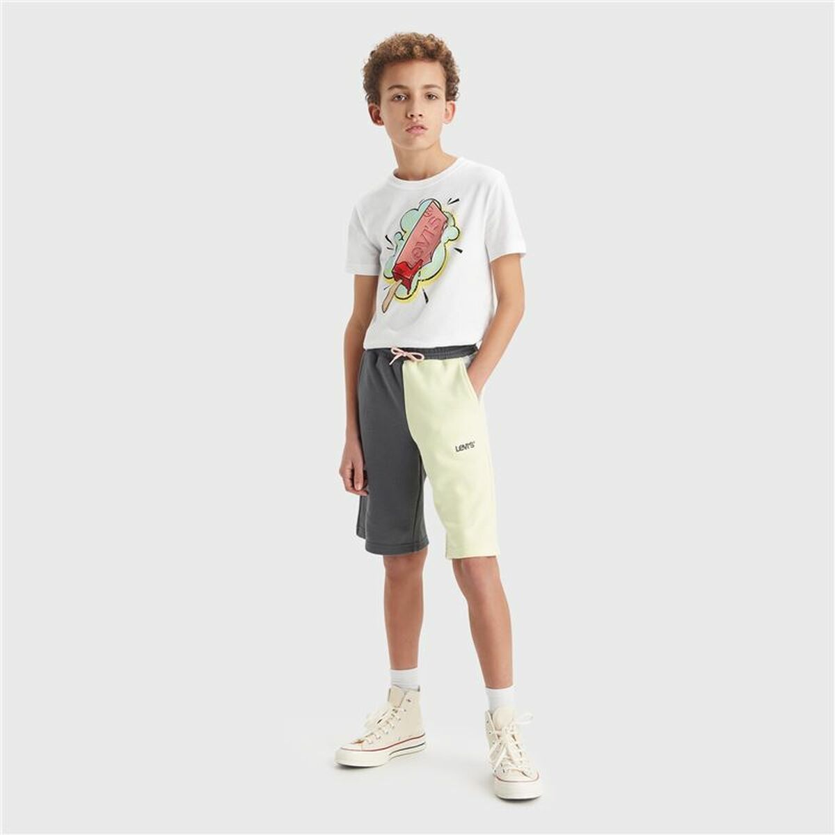 Sportshorts för barn Levi's Grön Svart - 3
