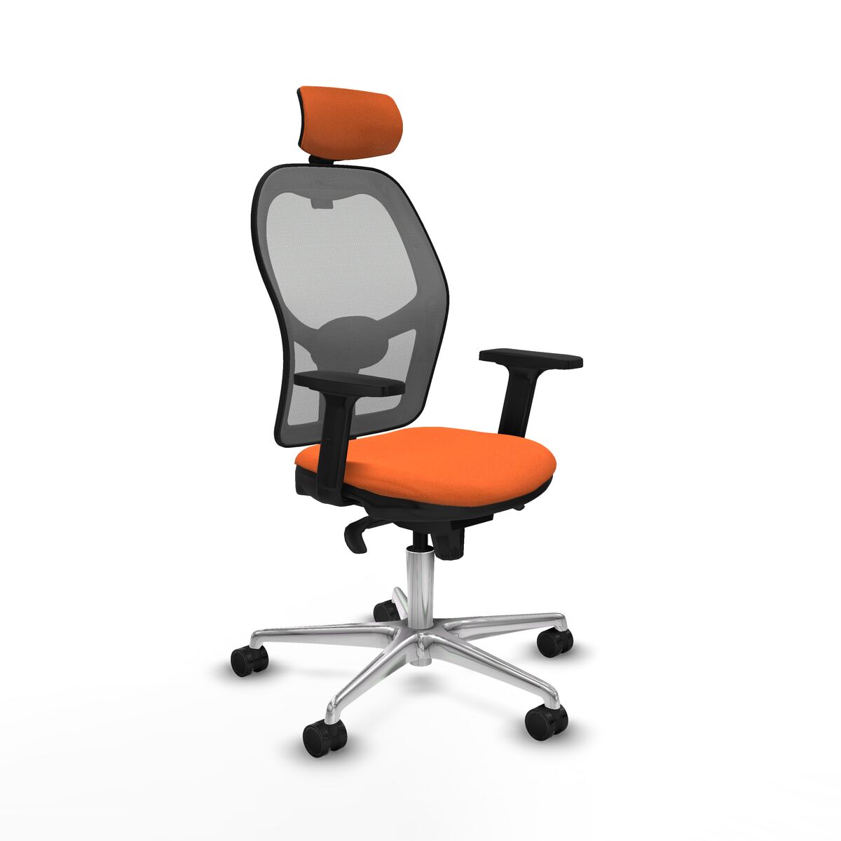 Kontorsstol med nackstöd Jorquera Piqueras y Crespo 2D086N2 Orange