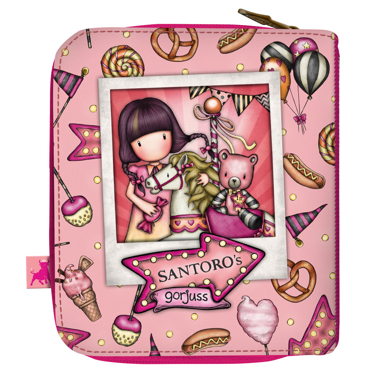 Plånbok Gorjuss Carousel Lax 10 x 12 x 3 cm - 2