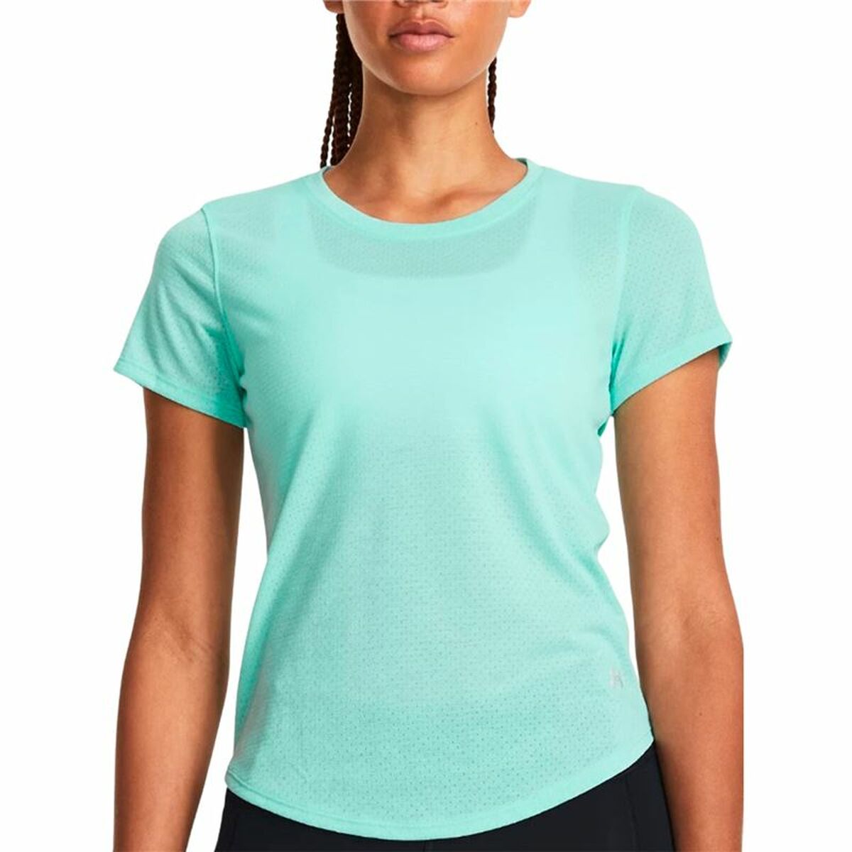 T-shirt med kortärm Dam Under Armour Streaker Ss Aquamarine