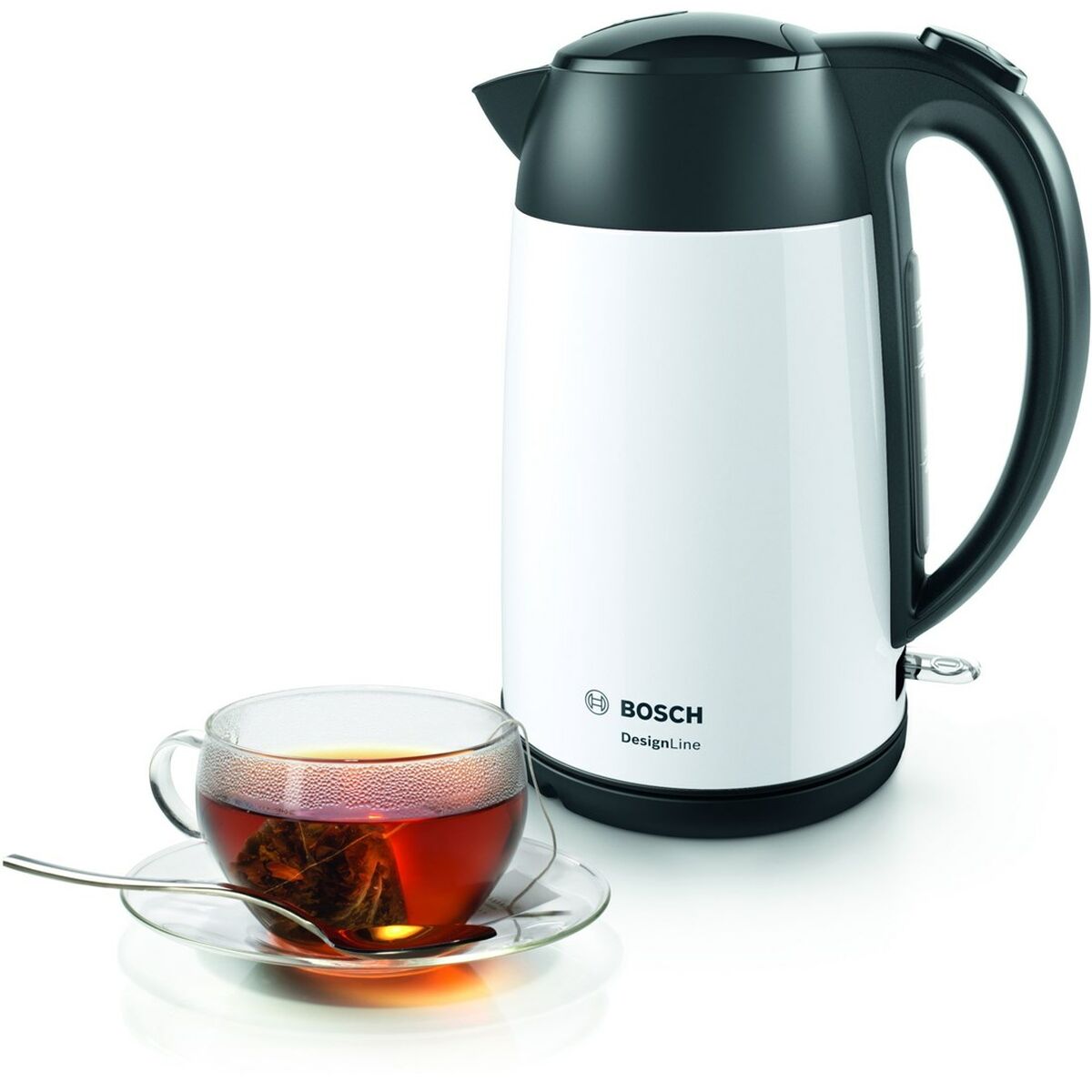 Vattenkokare BOSCH TWK3P421 Vit Svart Rostfritt stål 2400 W 1,7 L - 5
