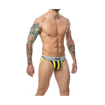 Stringtrosa Mob Eroticwear Gul Svart