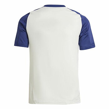 Kortärmad fotbollströja, Barn Adidas Tiro24 Blå (9-10 år)