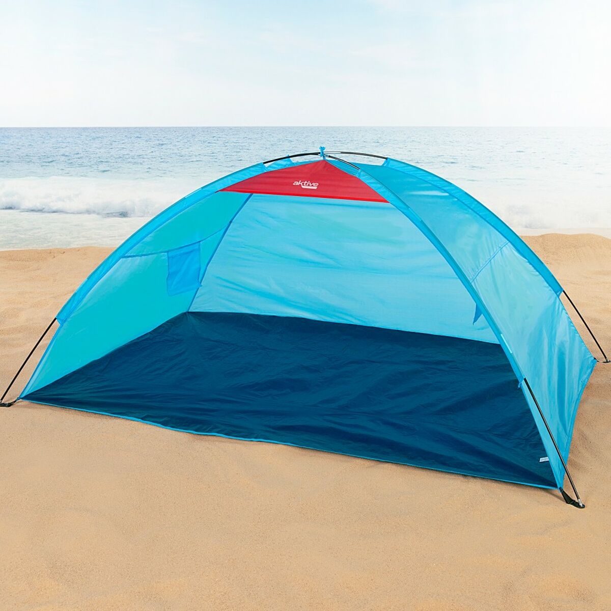 Vindruta Aktive Blå Polyester Oxford 210D 200 x 92 x 130 cm 200 x 130 x 92 cm - 5