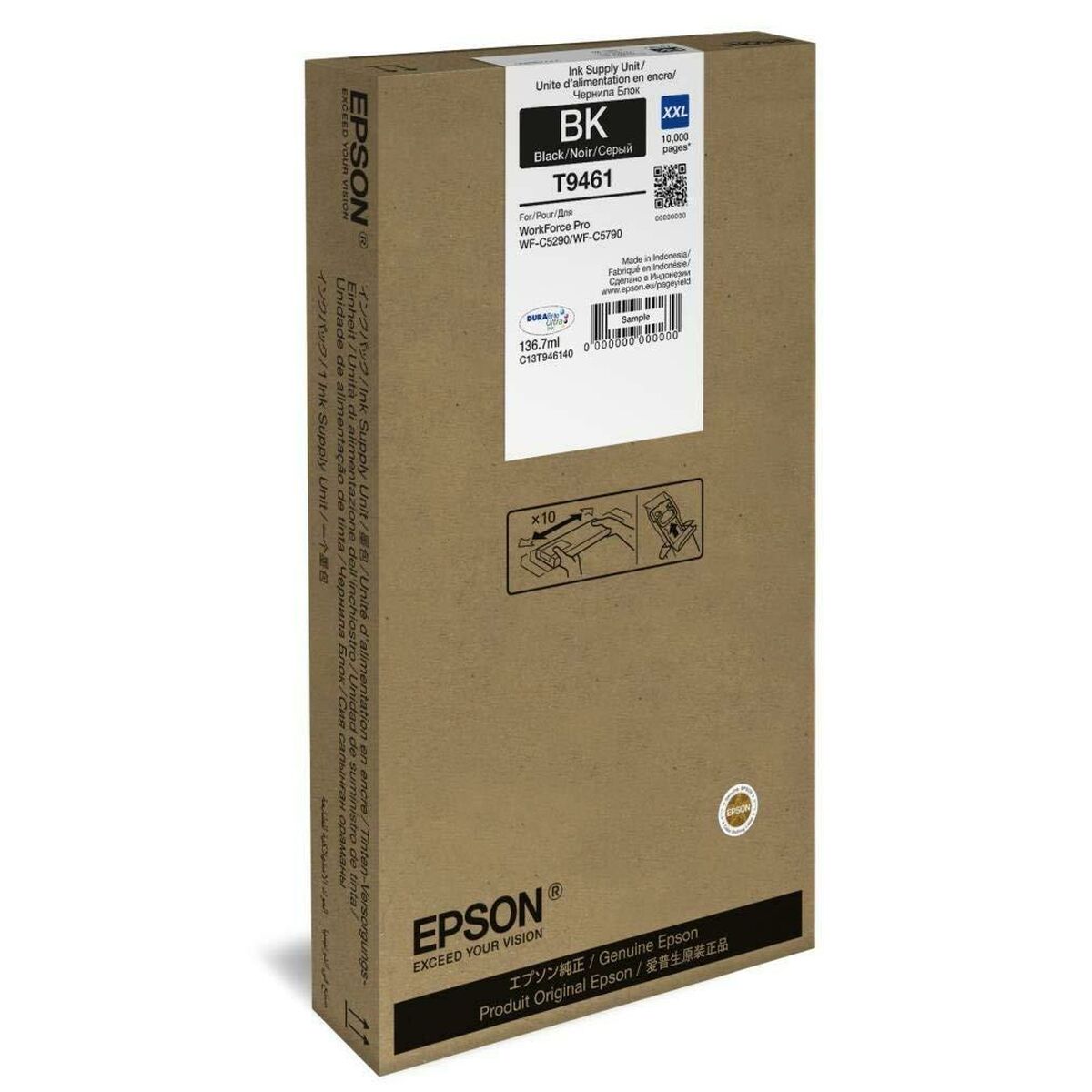 Original Bläckpatron Epson C13T946140 Svart