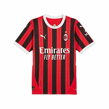 Kortärmad fotbollströja för herrar Puma AC Milan