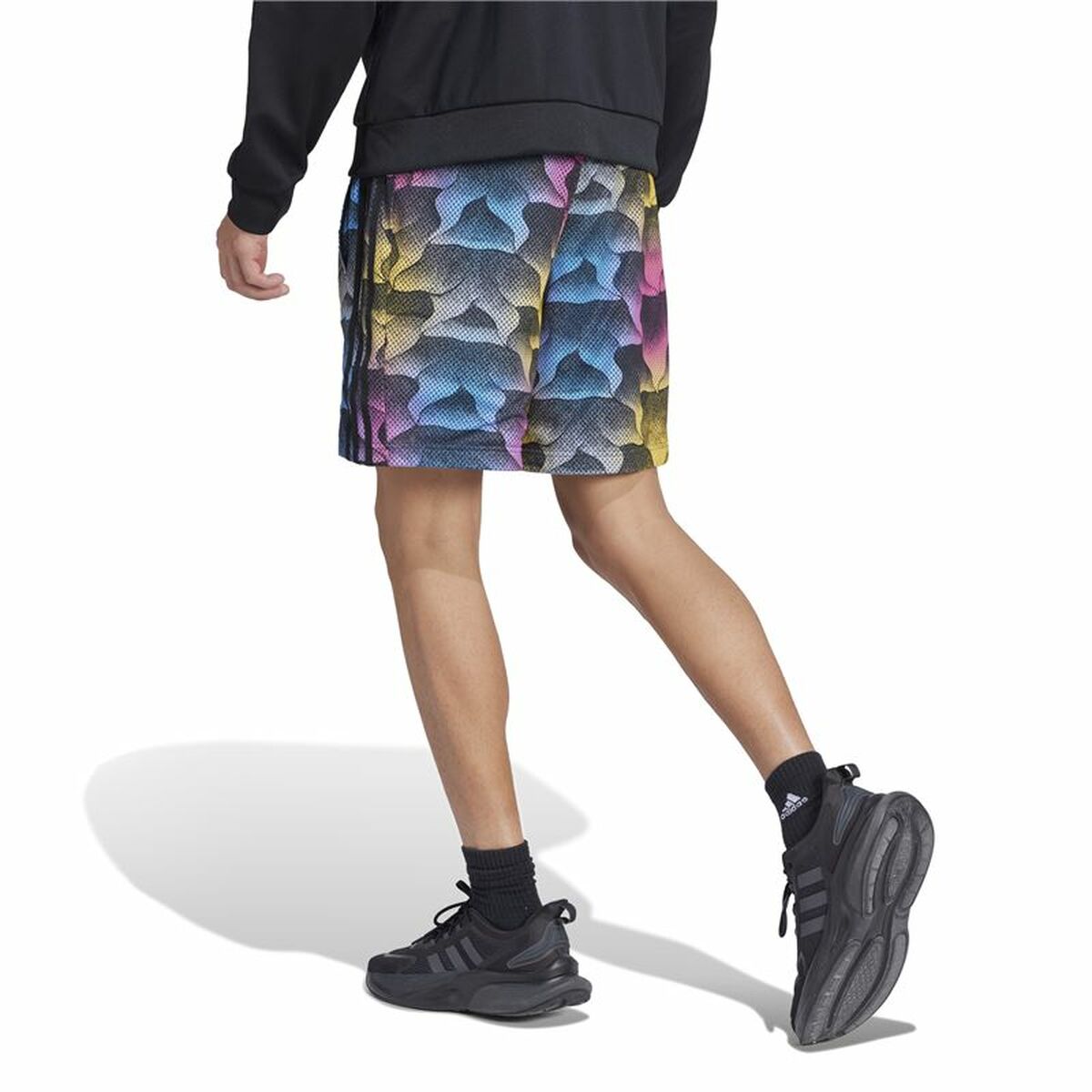 Träningsshorts Adidas Tiro Aop Blå Svart - 3