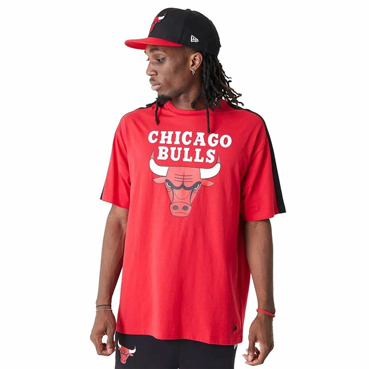 T-shirt med kortärm Herr New Era NBA Röd