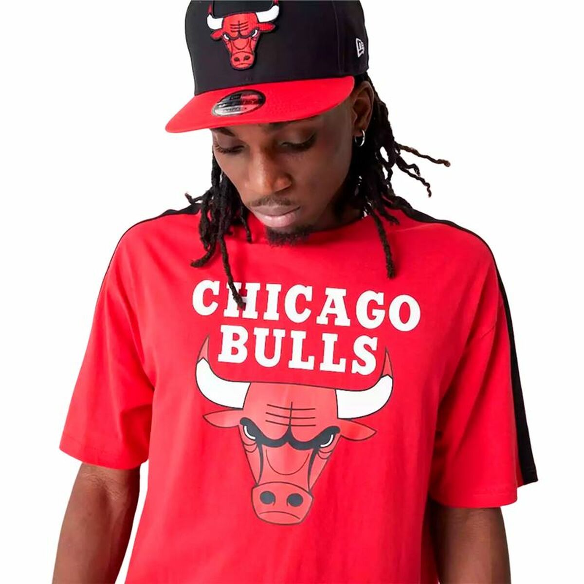 T-shirt med kortärm Herr New Era NBA Röd - 3