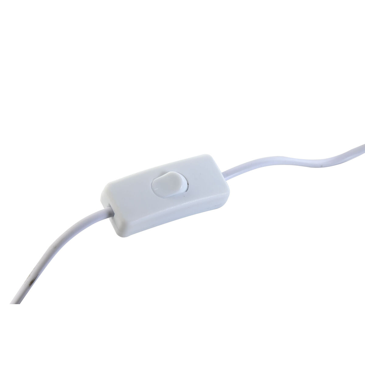 Bordslampa Home ESPRIT Vit Beige Keramik 220 V 15 x 15 x 28 cm (2 antal) - 6
