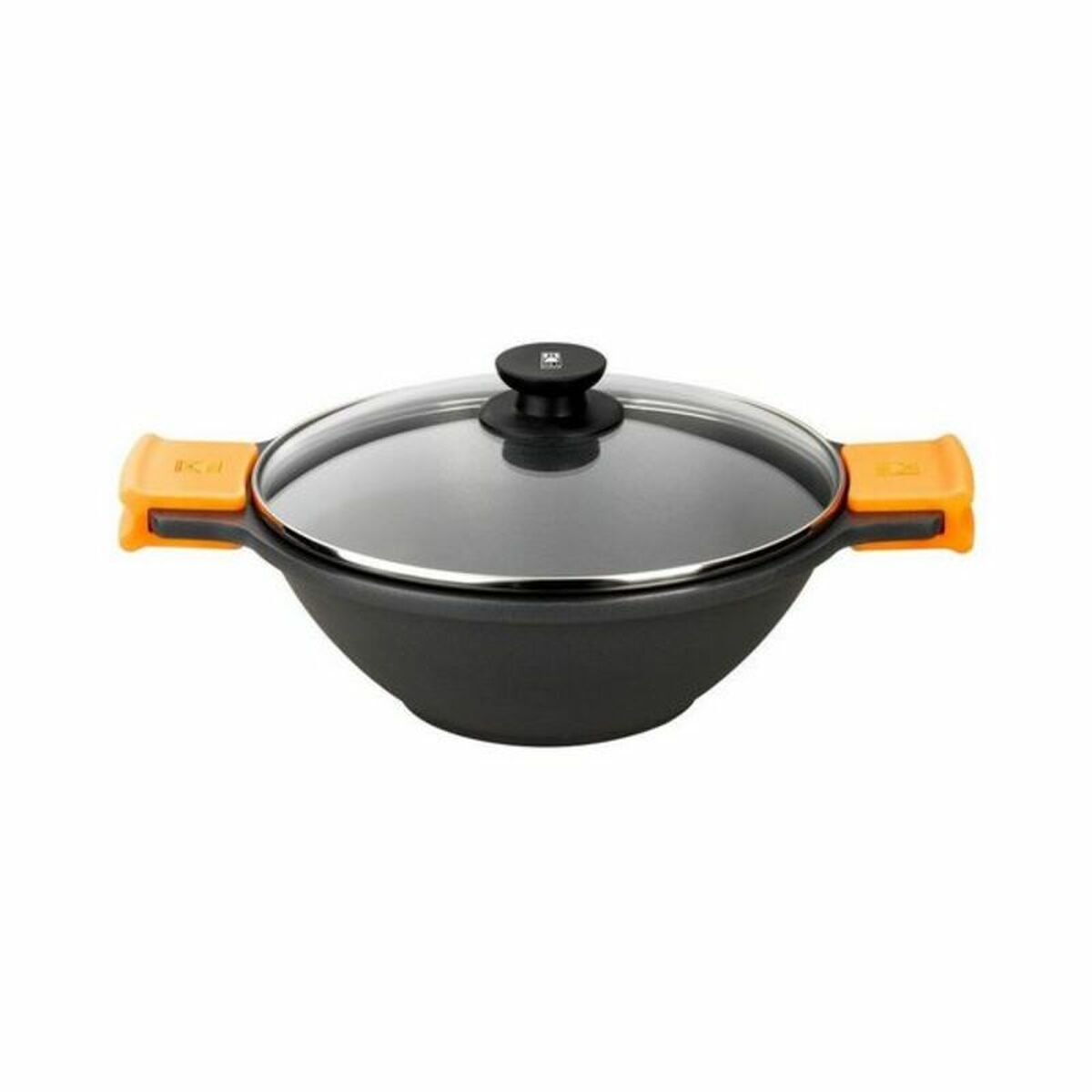 Stekpanna BRA Braisogona_A272028 Svart Svart/Orange Metall Aluminium Ø 24 cm Ø 28 cm - 3
