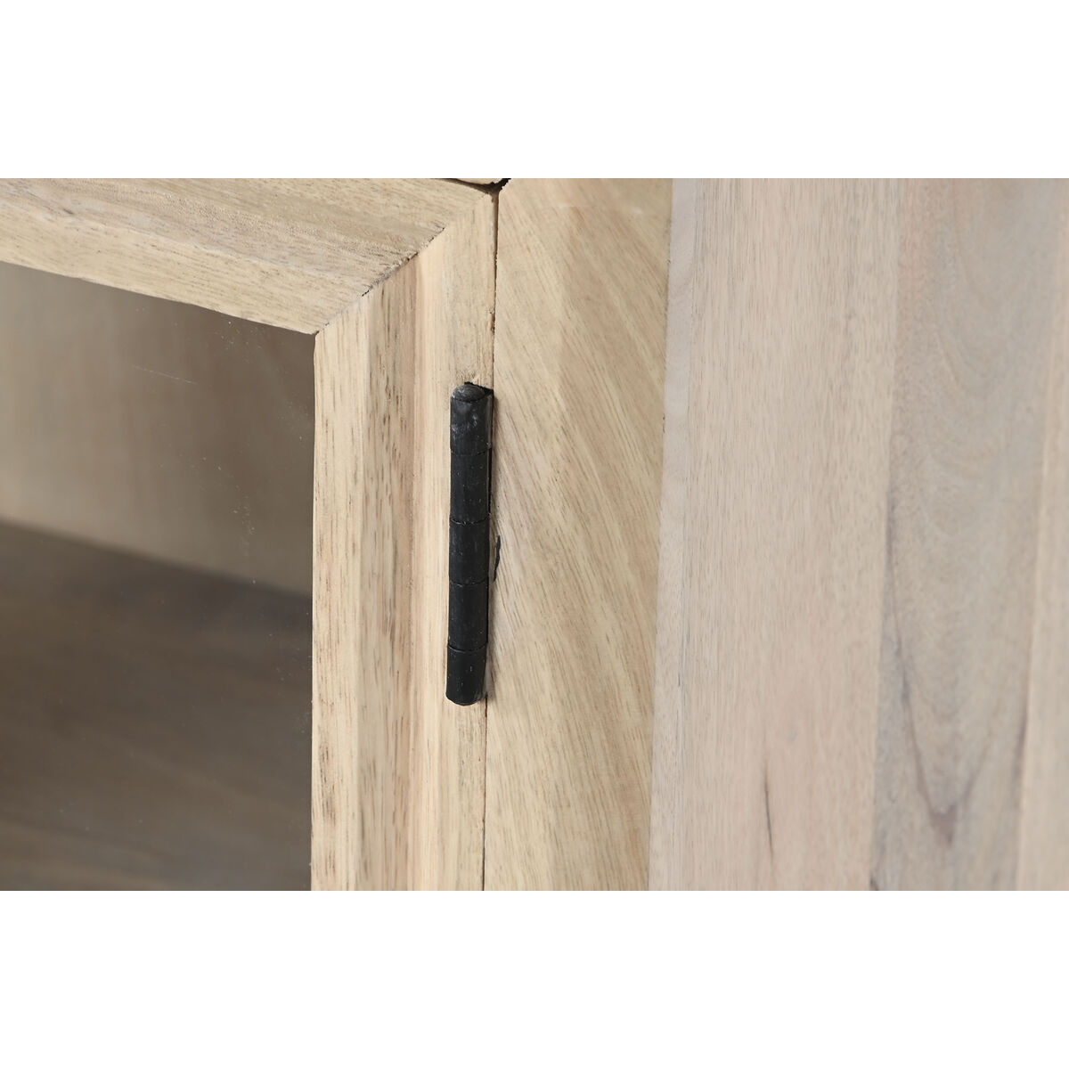 Skänk Home ESPRIT Naturell Glas Mangoträ 170 x 41 x 81 cm - 5