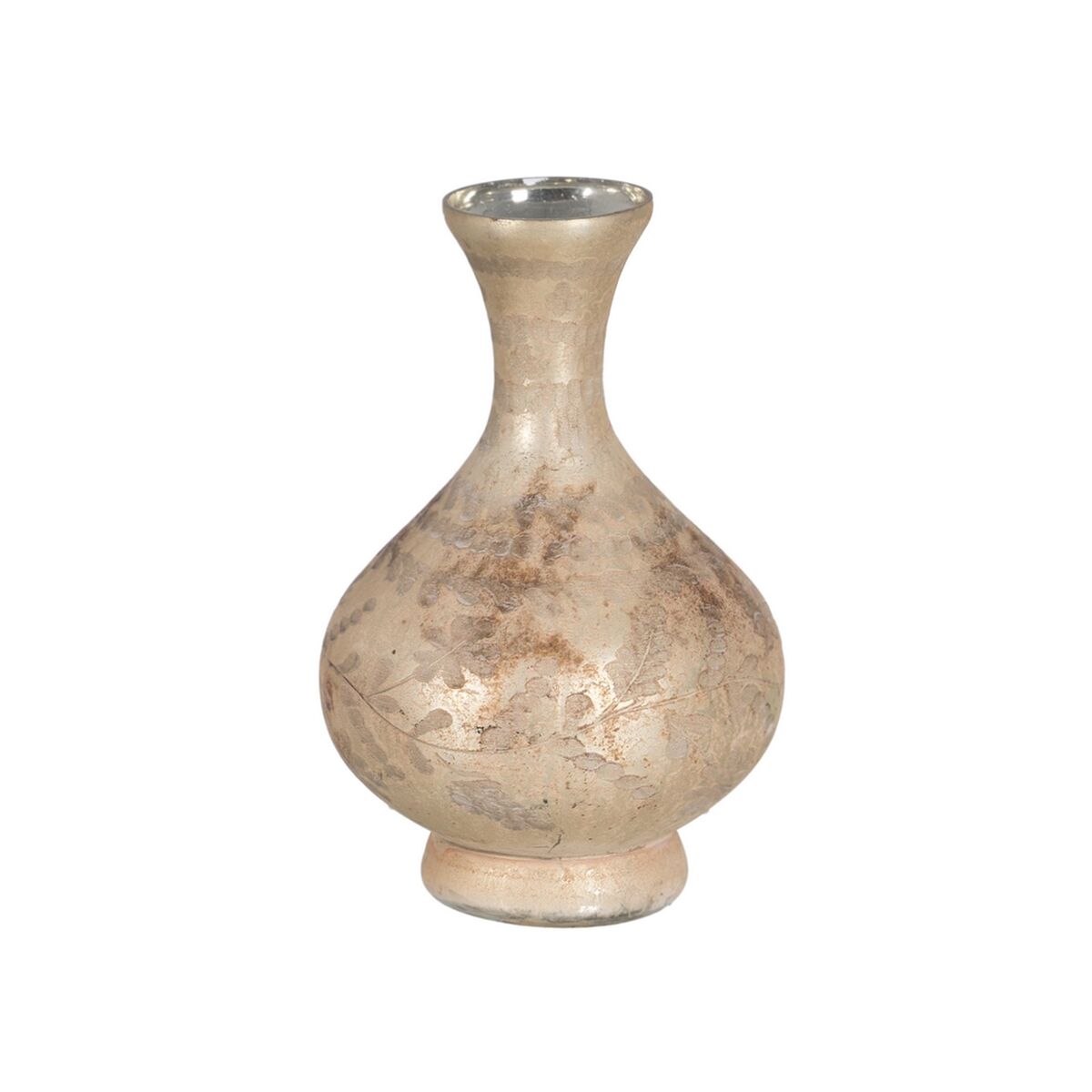 Vas Vit Glas 14 x 14 x 22 cm