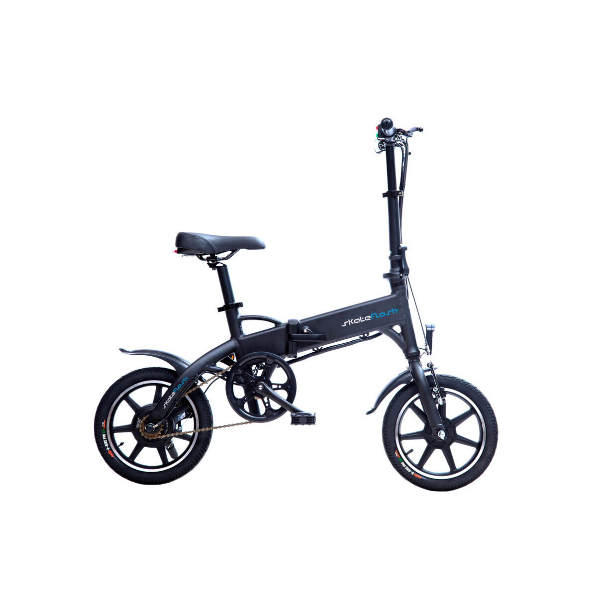 Elcykel Skate Flash Urban Compact 14" Svart/Blå 250 W - 7