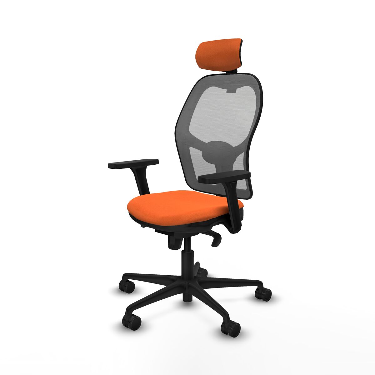 Kontorsstol med nackstöd Jorquera Piqueras y Crespo 3D036N2 Orange - 2