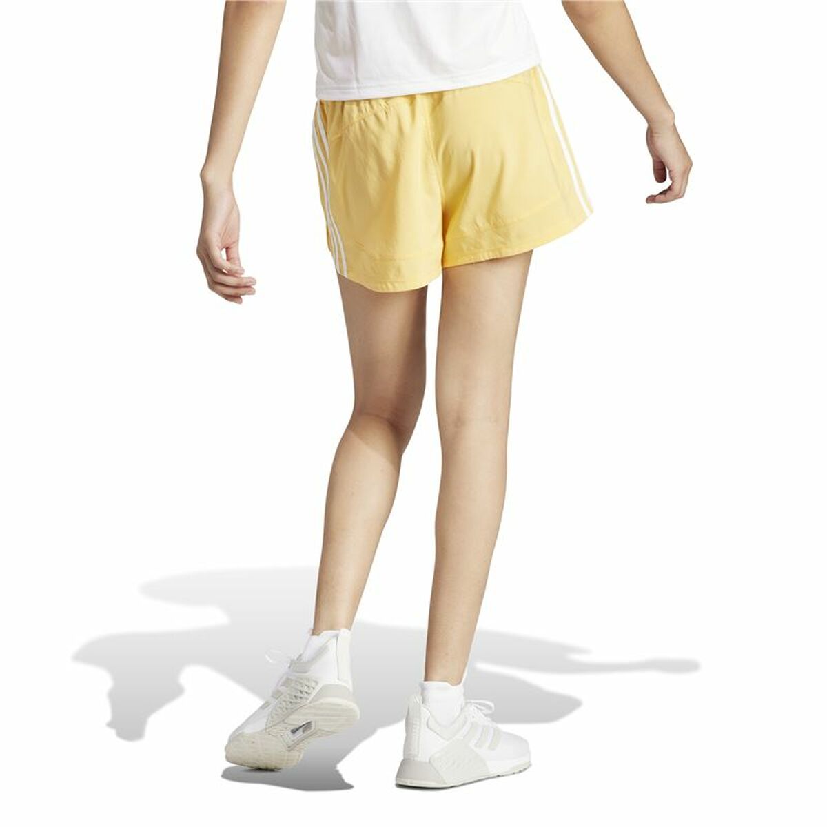 Träningsshorts Adidas Essentials Pacer Wvn High Gul - 3