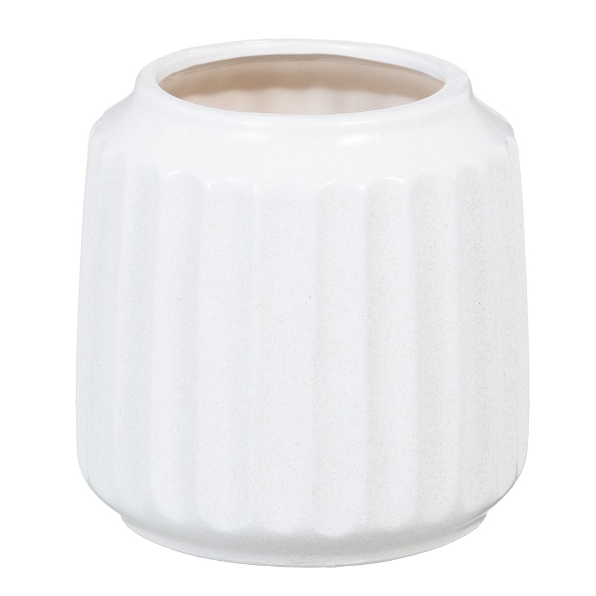 Vas Keramik 16 x 16 x 16 cm Vit