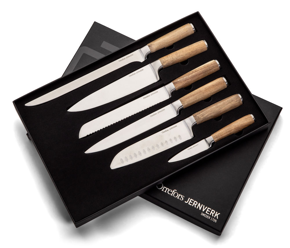 Orrefors  6-pack Knivar Acacia