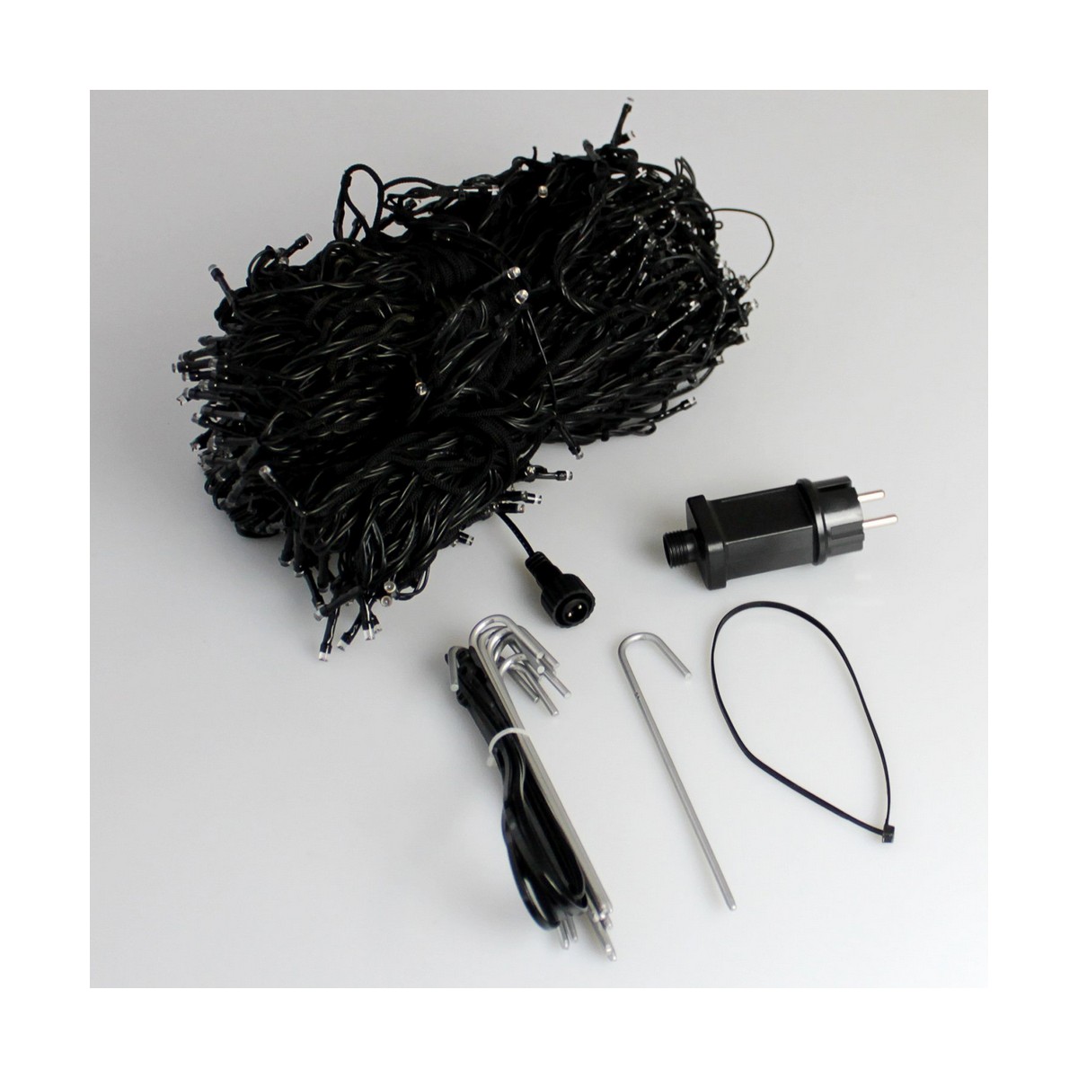Gardinbelysning med LED Vit (8 m) - 5