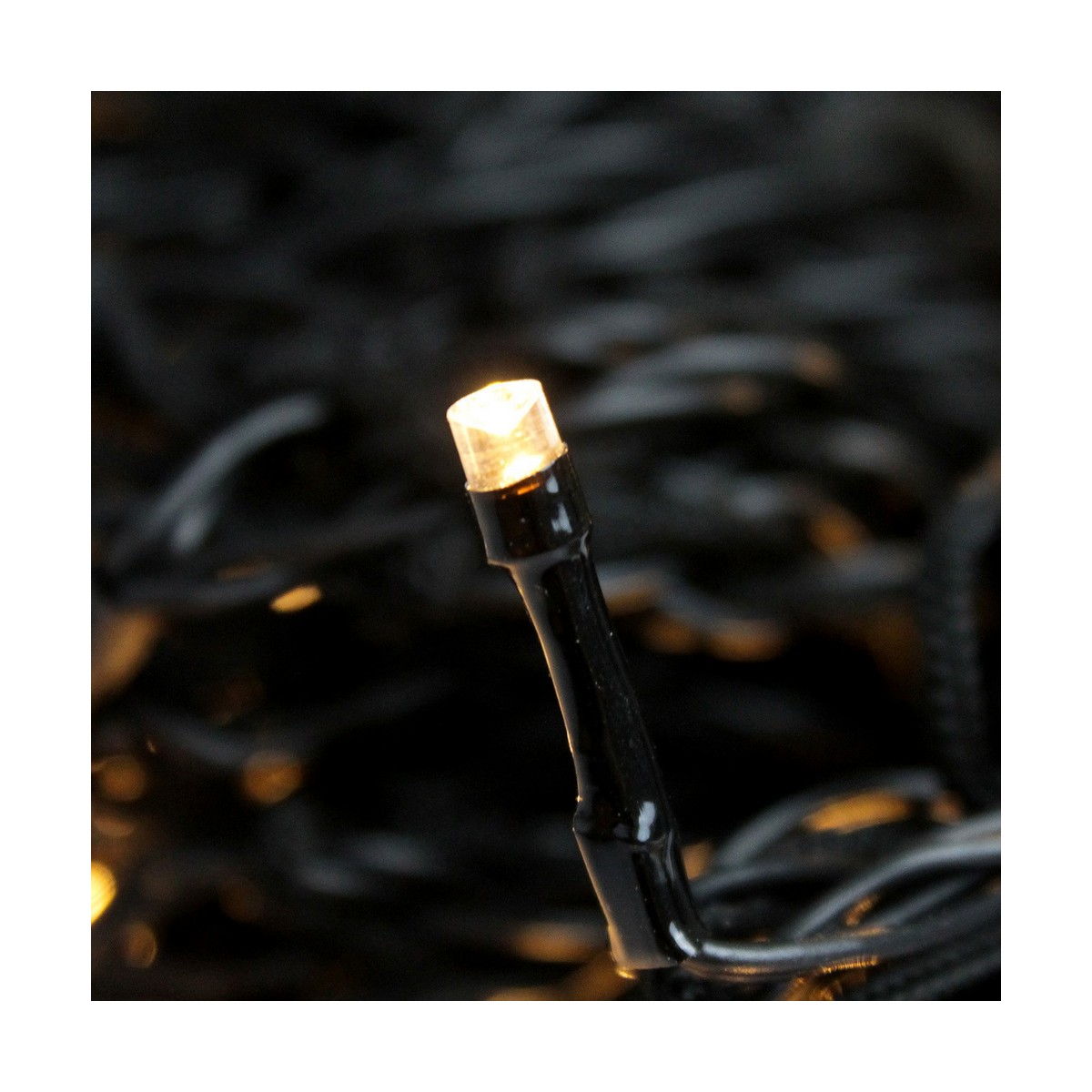 Gardinbelysning med LED Vit (8 m) - 4