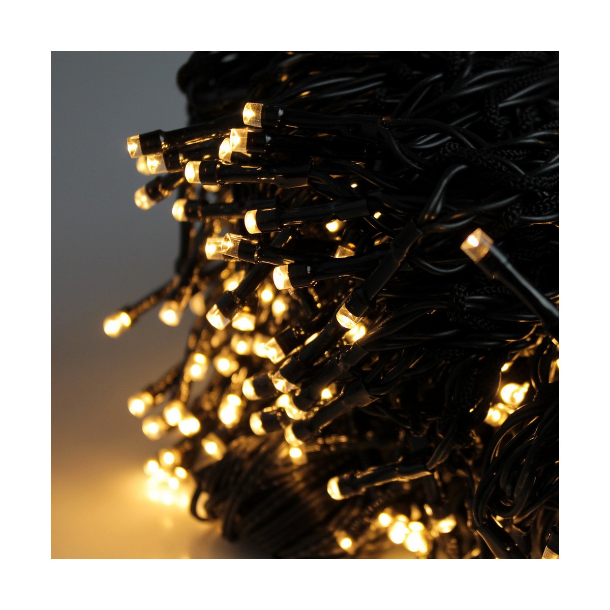 Gardinbelysning med LED Vit (8 m) - 3