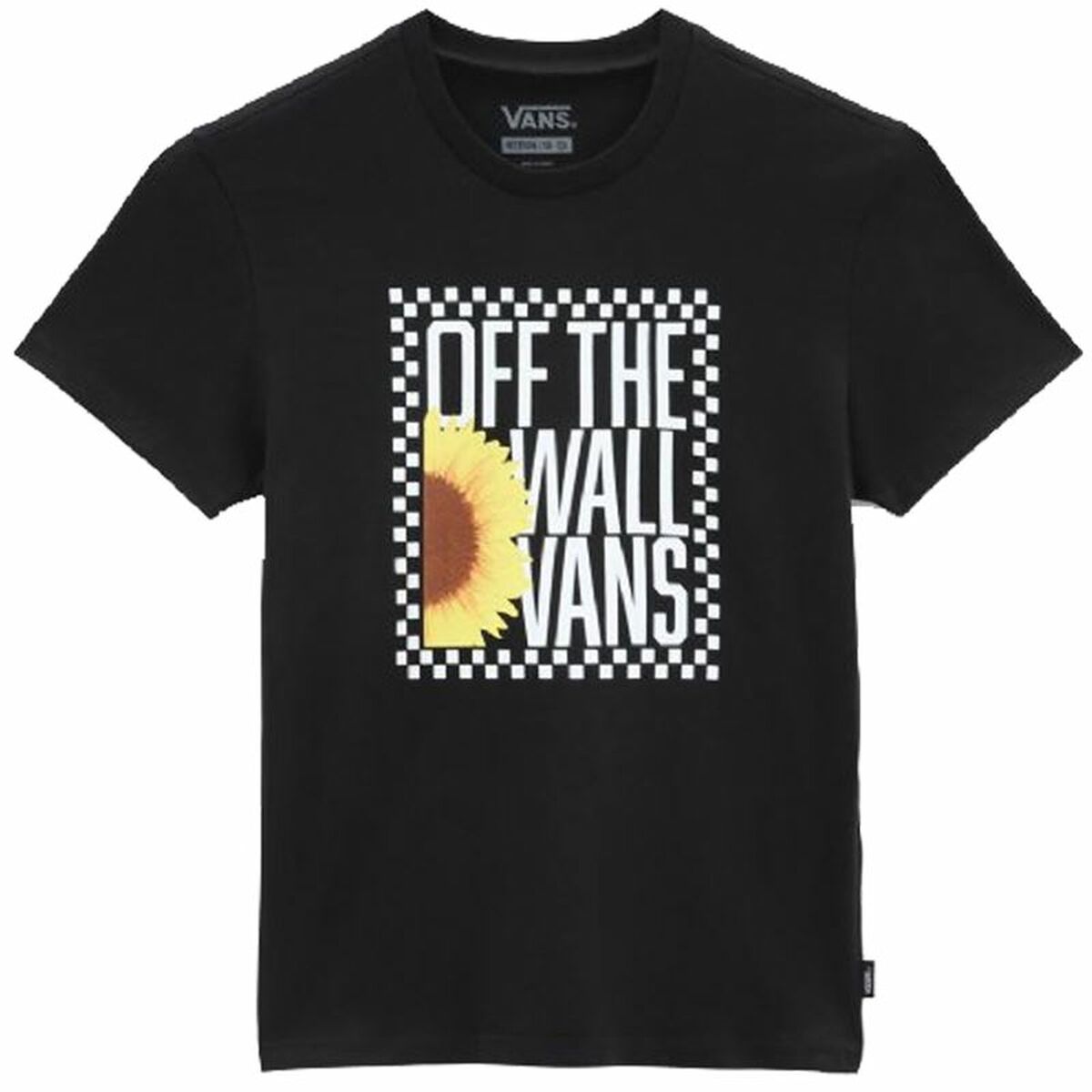 Barn T-shirt med kortärm Vans Sunlit Crew Svart - 2