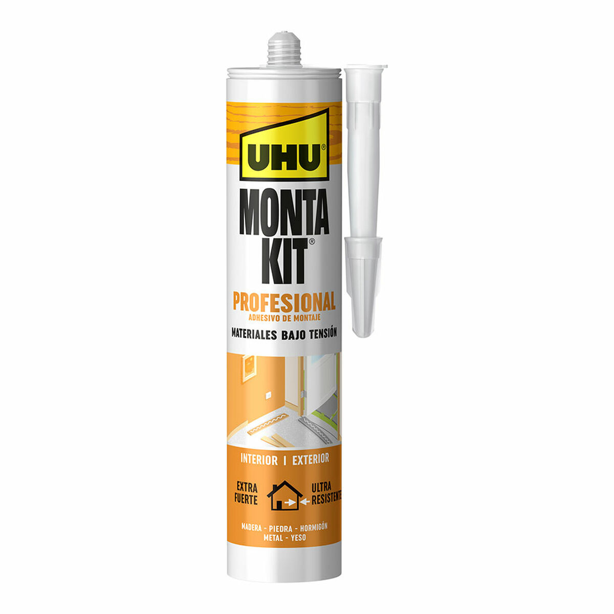 Förseglare/självhäftning UHU 6310640 Montakit Professionell Vit 350 g - 2