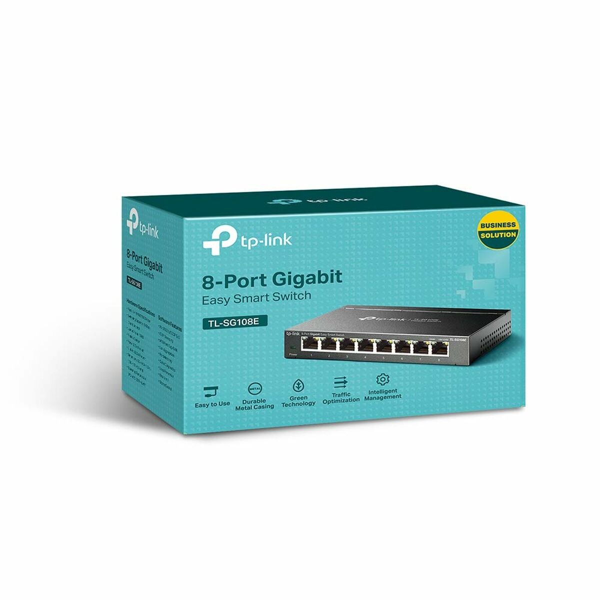 Skrivbords omkopplare TP-Link TL-SG108E 8P Gigabit - 2