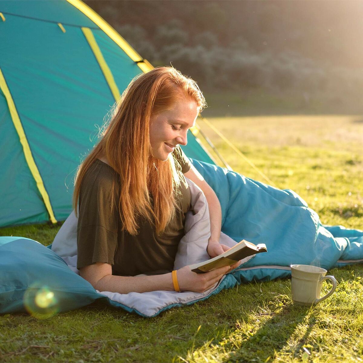 Bestway Sovsäck Polyester Temperatur 3 till -8 Grader 190x84 cm Camping 68100 - 5