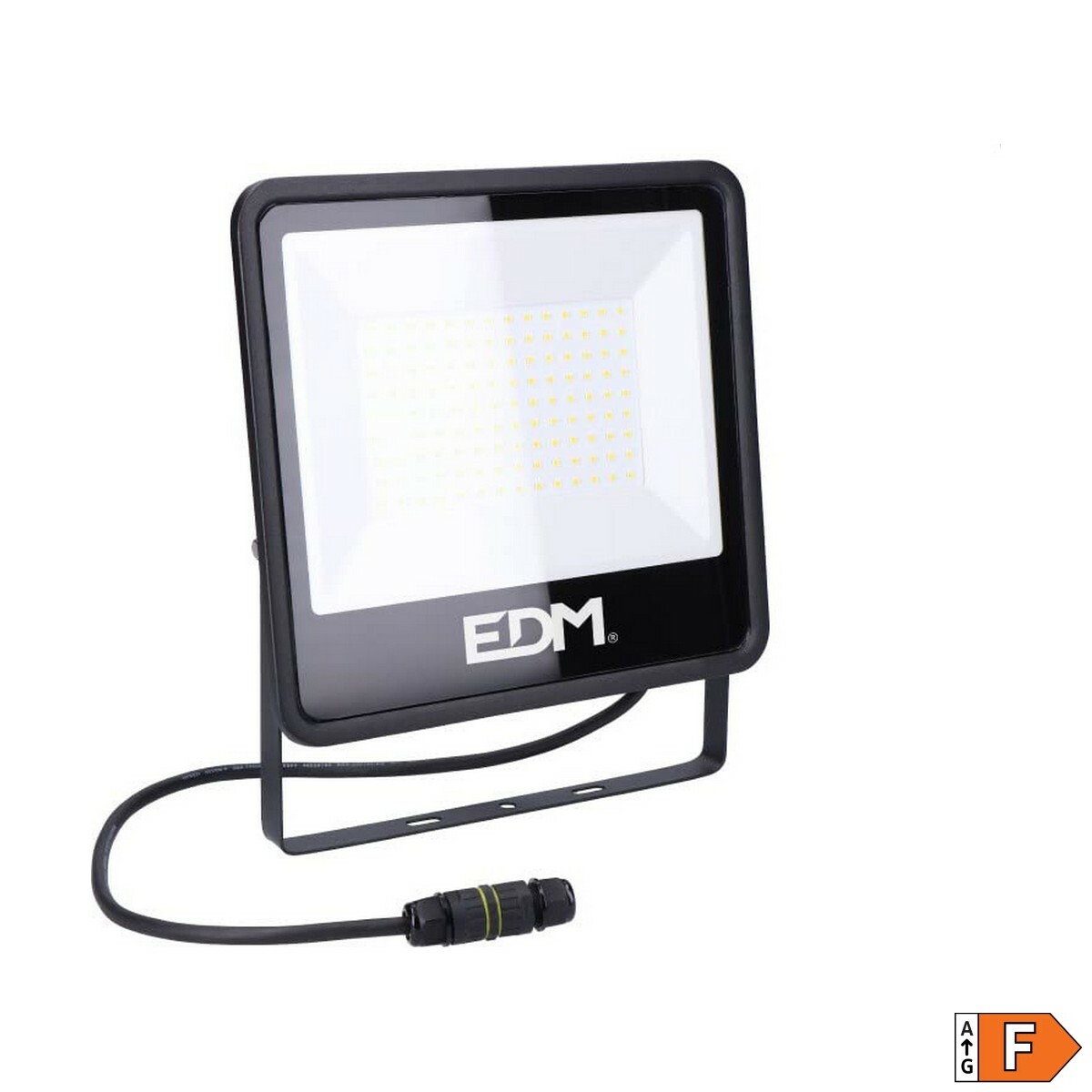 Floodlight/Projektorlampa EDM 70404 Black Series Svart F 100 W (6400 K) - 2