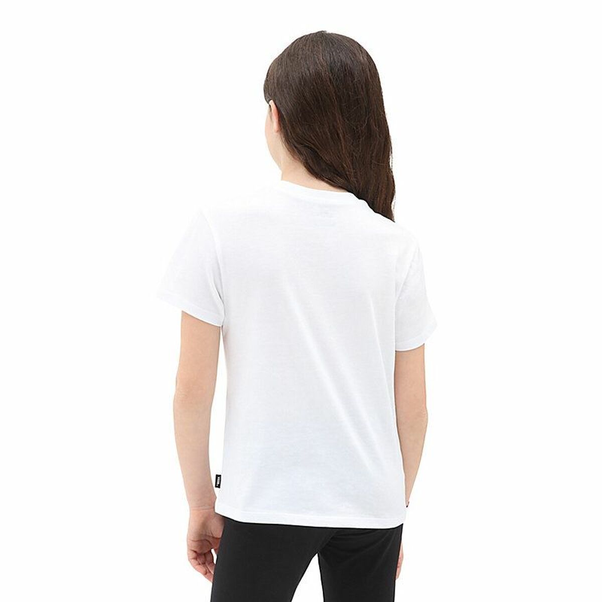 Barn T-shirt med kortärm Vans Sunlit Crew Vit - 3